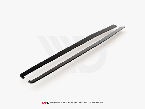 Maxton Design Street PRO Rear Side Splitters + Flaps Audi RS3 8V Sportback