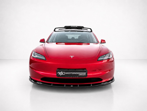 Motordrome Front Splitter Tesla Model 3 Mk1 Project Highland Facelift