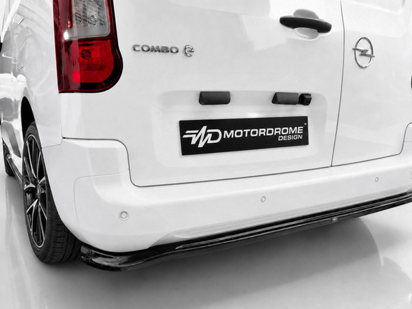Motordrome Rear Splitter Citroen Berlingo L1 Mk3 / Peugeot Partner L1 Mk3 / Opel Combo E L1
