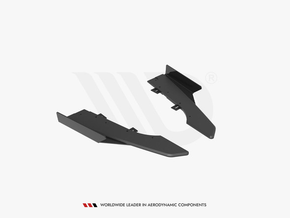 Maxton Design Street PRO Side Skirts Diffusers + Flaps Audi RS6 Avant C6
