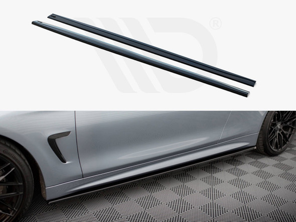 Maxton Design Side Skirts Diffusers Bmw 4 Coupe / Gran Coupe / Cabrio M-Pack F32 / F36 / F33