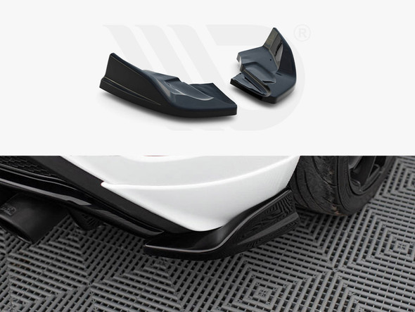 Maxton Design Rear Side Splitters V.2 Ford Fiesta St Mk7 Facelift