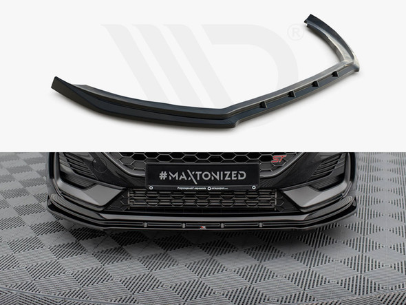 Maxton Design Front Splitter V.2 Ford Fiesta St / St-Line Mk8 Facelift