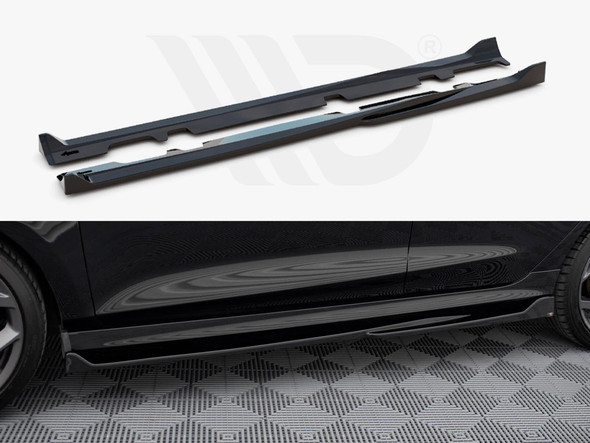 Maxton Design Side Skirts Diffusers V.4 Ford Fiesta Mk8 St / St-Line