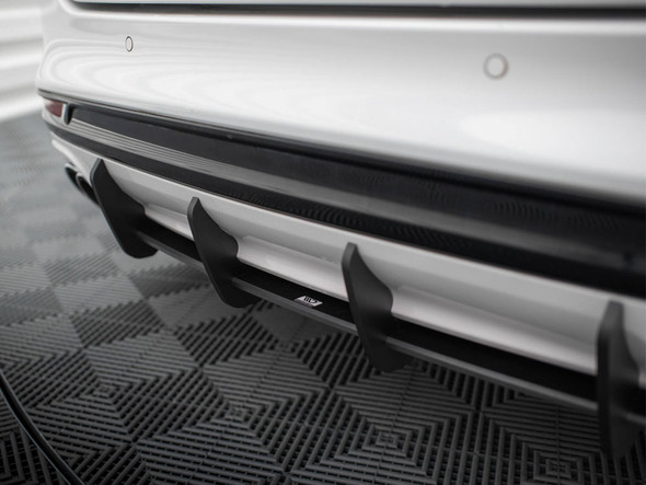 Maxton Design Street Pro Rear Side Splitters + Flaps Ford Mondeo Sport Mk5 Facelift / Fusion Sport Mk2 Facelift