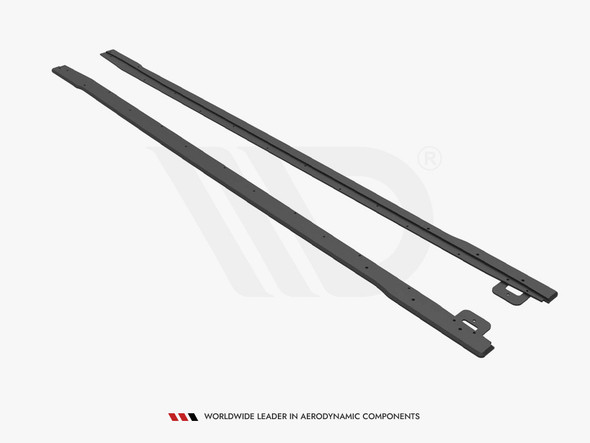 Maxton Design Street PRO Rear Side Splitters V.1 Ford Mustang GT MK6 Facelift