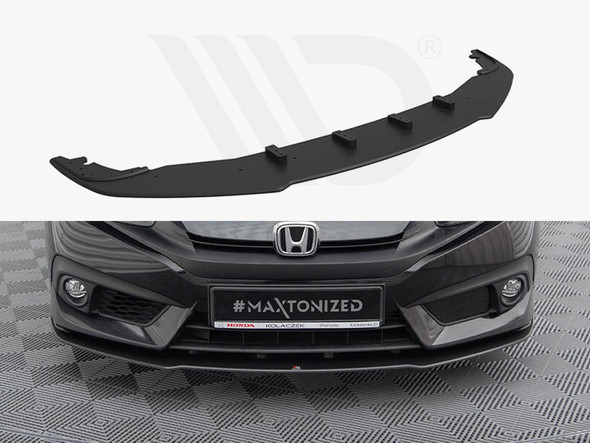 Maxton Design Street Pro Front Splitter Honda Civic Mk10