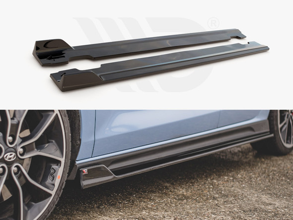 Maxton Design Side Skirts Diffusers V.5 Hyundai I30 N Mk3 / Mk3 Fl Hatchback/ Fastback (2017-)