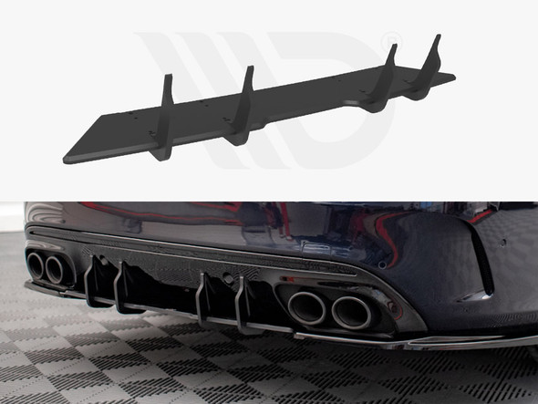 Maxton Design Street Pro Rear Diffuser Mercedes C 43 Sedan W205 Facelift