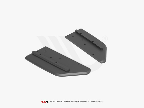 Maxton Design Street PRO Side Skirts Diffusers + Flaps Mercedes-AMG C43 Coupe C205 Facelift