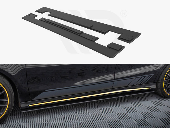 Maxton Design Street Pro Side Skirts Diffusers Mercedes-Amg Cla 45 C117 Facelift