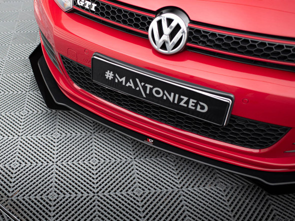 Maxton Design Street PRO Rear Side Splitters + Flaps VW Golf GTI Mk6