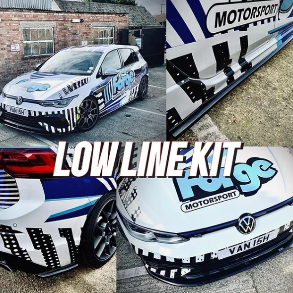 Triple R Composites Volkswagen Golf MK8 R - Low Line Kit