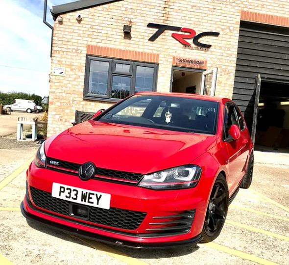 Triple R Composites Volkswagen Golf MK7 GTI/GTD V2 Front Splitter