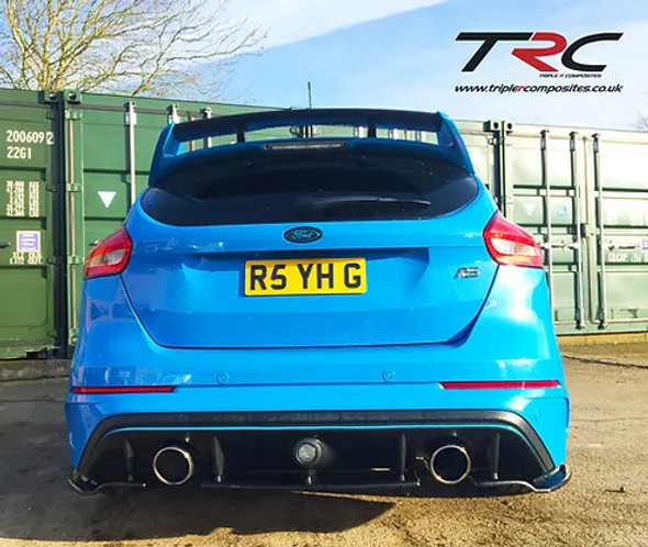 Triple R Composites Ford Focus MK3 RS - V2 Rear Splitter Kit