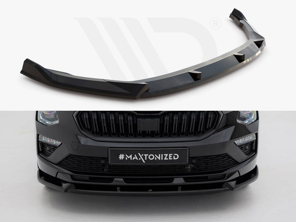 Maxton Design Front Splitter V.2 Skoda Kamiq Monte Carlo Mk1 Facelift