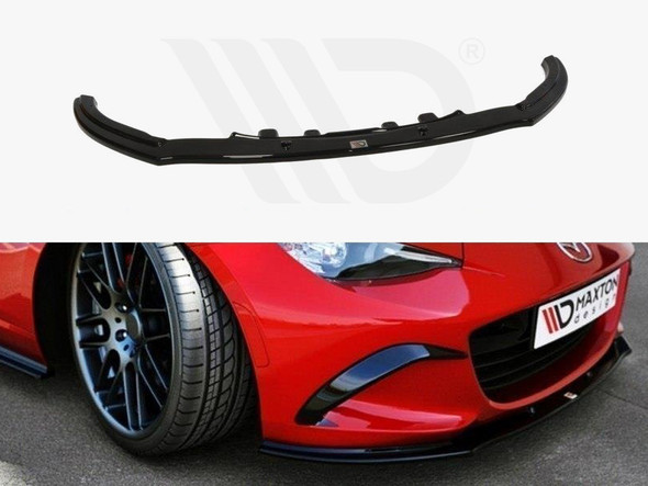 Maxton Design Front Splitter V.1 Mazda MX-5 IV (2014-2019) - Textured