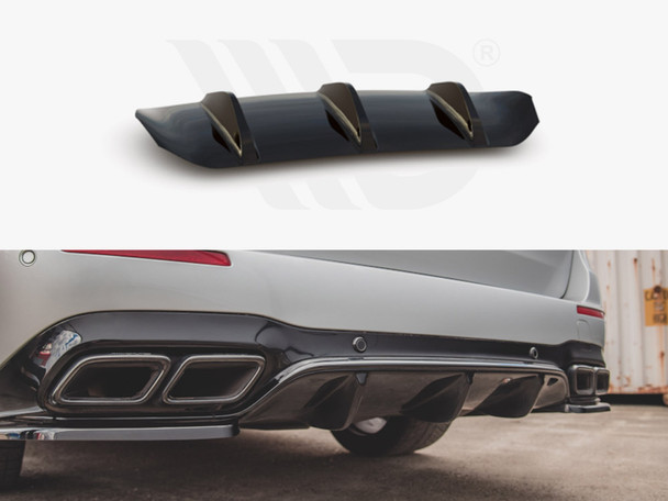 Maxton Design Rear Valance Mercedes E63 AMG Estate / Sedan S213 / W213 - Carbon Look