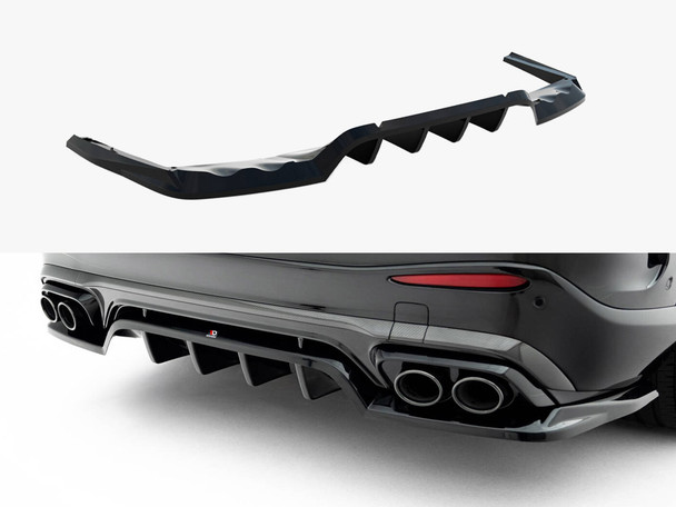 Maxton Design Rear Splitter (Vertical Bars) Mercedes-AMG GLC 43 X254