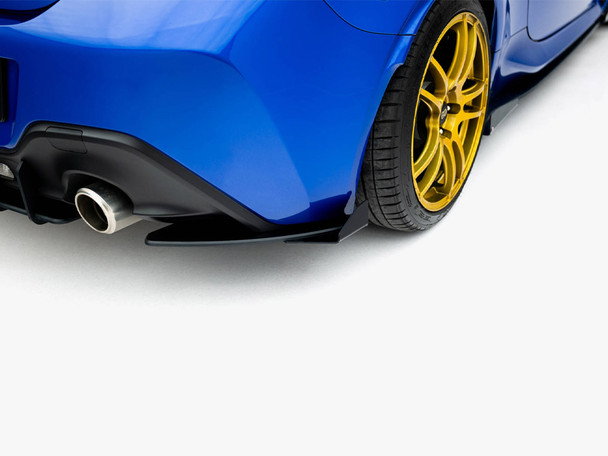 Maxton Design Street Pro Rear Side Splitters V.1 + Flaps Subaru BRZ Mk2