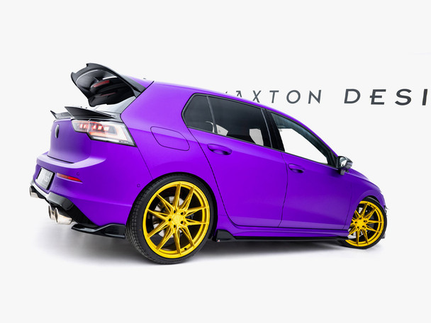 Maxton Design Rear Side Splitters V.7 Volkswagen Golf R Mk8 / Mk8 Facelift