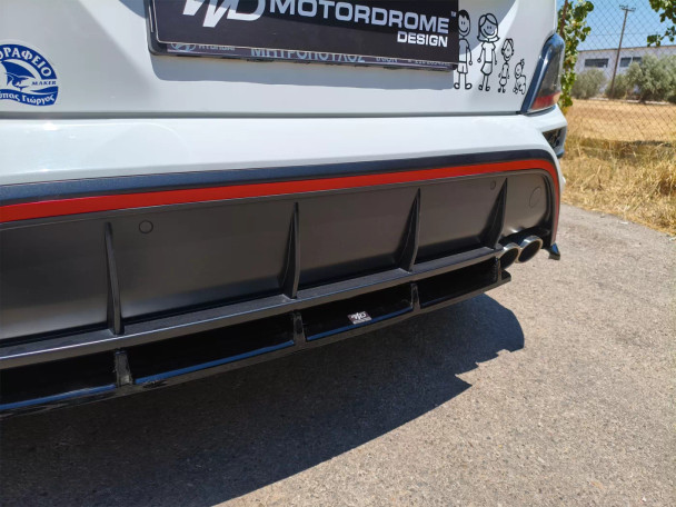 Motordrome Rear Splitter Hyundai Kona N-Line Mk1 Facelift