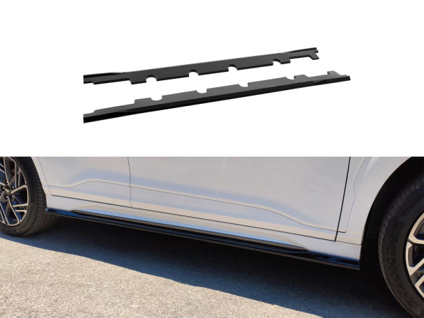Motordrome Side Skirts Extensions Hyundai Kona N / N-Line Mk1 Facelift