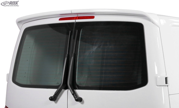RDX Roof Spoiler for VW T6 (7HC... / 2015-2019) & VW T6.1 (7HC / 2019-2021) with 2 Rear Doors / Wing Doors