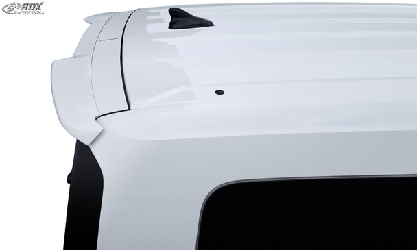 RDX Roof Spoiler for VW Caddy (SK, SKN / 2020+) & FORD Transit Connect (SKN /2022+) & FORD Tourneo Connect (SKN /2022+) with 2 Rear Doors / Wing Doors Flügeldoors