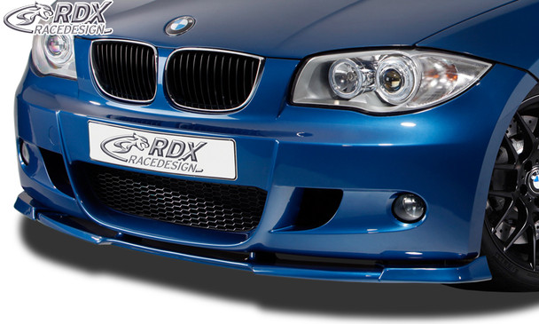 RDX Front Spoiler VARIO-X for BMW 1series E81 / E87 (M-package and M-Technic Frontbumper) Front Lip Splitter