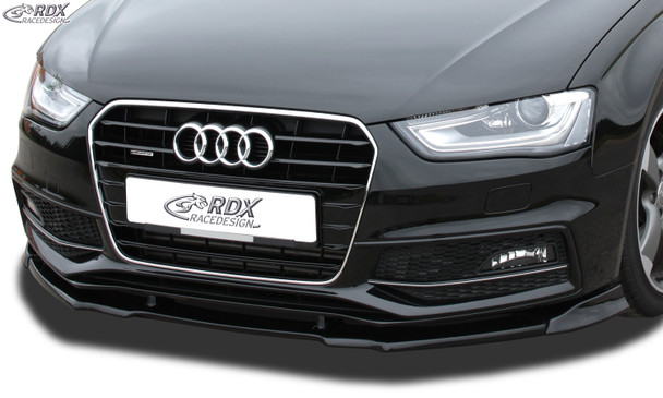 RDX Front Spoiler VARIO-X for AUDI A4 B8 Facelift 2011+ (S-Line- and S4-Frontbumper) Front Lip Splitter