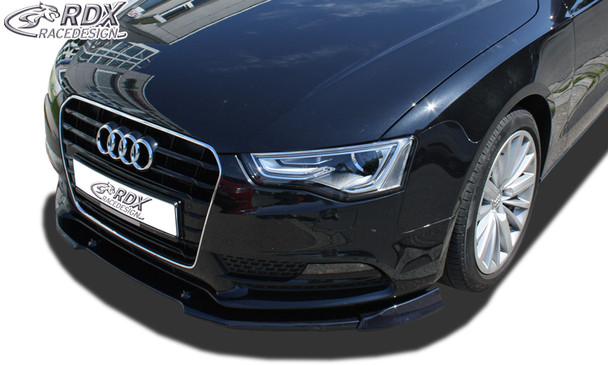 RDX Front Spoiler VARIO-X for AUDI A5 2011+ (Coupe + convertible + Sportback, Normal Frontbumper) Front Lip Splitter