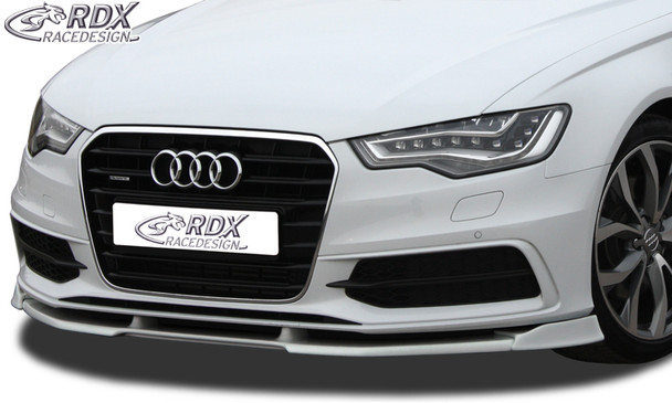 RDX Front Spoiler VARIO-X for AUDI A6 C7 (S-Line- and S6-Frontbumper) Front Lip Splitter