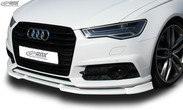 RDX Front Spoiler VARIO-X for AUDI A6 C7 (S-Line- and S6-Frontbumper) Front Lip Splitter