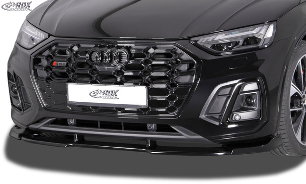 RDX Front Spoiler VARIO-X for AUDI Q5 S-Line & SQ5 (FY / 2021-2024), incl. Sportback Front Lip Splitter