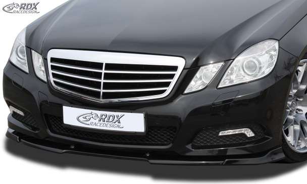 RDX Front Spoiler VARIO-X for MERCEDES E-class W212 2009-2013 Front Lip Splitter