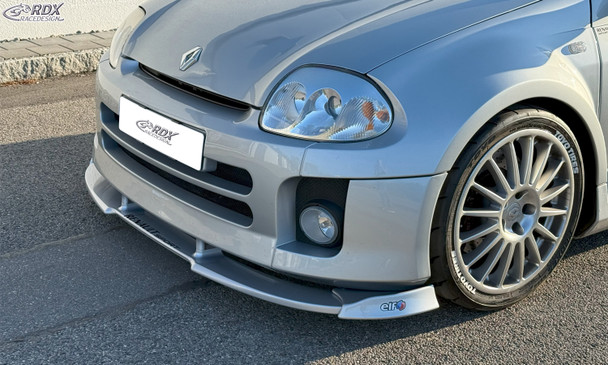RDX Front Spoiler VARIO-X for RENAULT Clio 2 V6 Front Lip Splitter
