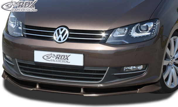 RDX Front Spoiler VARIO-X for VW Sharan 7N 2010+ Front Lip Splitter