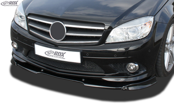 RDX Front Spoiler VARIO-X for MERCEDES C-class W204 / S204 AMG-Styling -2011 (Fit for Cars with AMG-Styling Frontbumper) Front Lip Splitter