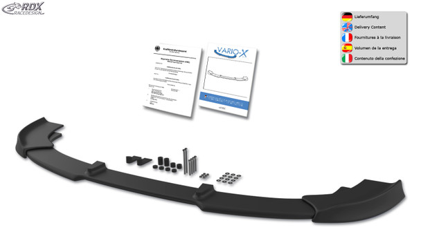 RDX Front Spoiler VARIO-X for MERCEDES CLC-Class CL203 (2008-2011) Front Lip Splitter