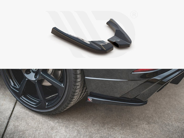 Maxton Design Rear Side Splitters V.2 Audi Rs3 8V Sportback Facelift (2017-Up)