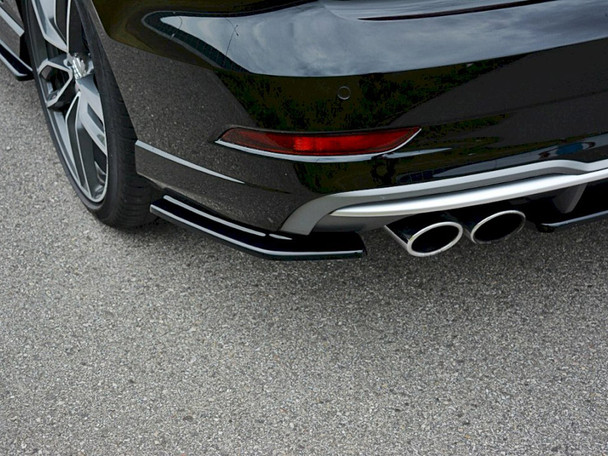 Maxton Design Rear Side Splitters Audi S3 / A3 S-Line 8V Fl Sedan