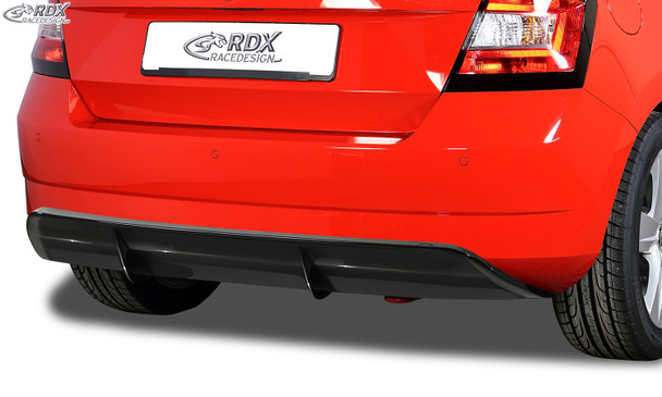 RDX rear bumper extension for SKODA Fabia 3 (5J/NJ) 2014-2019 Diffusor RDX rear bumper extension for SKODA Fabia 3 (5J/NJ) 2014-2019 Diffusor