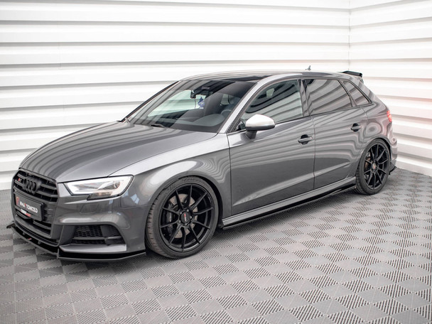 Maxton Design SIDE SKIRTS DIFFUSERS AUDI S3 SPORTBACK 8V FACELIFT