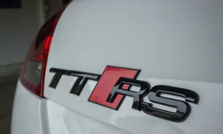 Gloss Black Audi TTRS Rear Badge