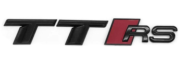 Gloss Black Audi TTRS Rear Badge