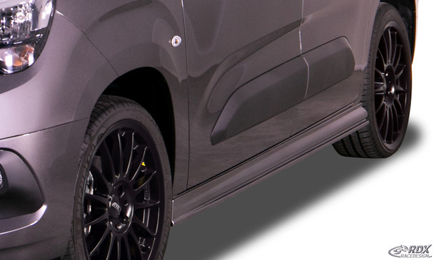 RDX Sideskirts for OPEL Combo Life & Cargo 2018+ "Edition"