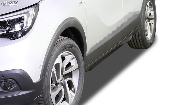 RDX Sideskirts for OPEL Crossland X "Slim"