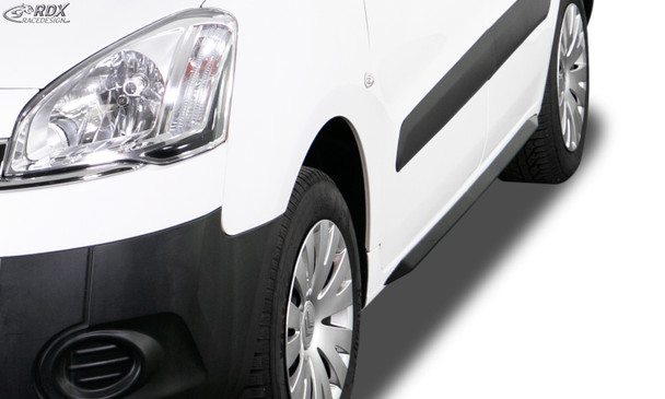 RDX Sideskirts for CITROEN Berlingo 2008-2018 (Type 7) / for PEUGEOT Partner 2008-2018 (Type 7) "Slim"
