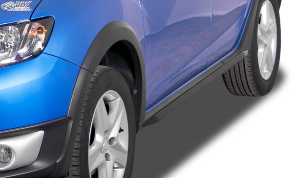 RDX Sideskirts for DACIA Sandero 2 (incl. Stepway) "Slim"